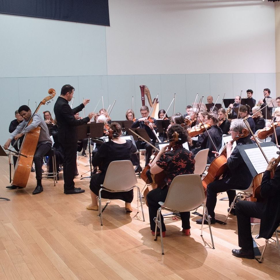 "Weslei Felix Ajarda et l'orchestre, février 2020, Point favre "