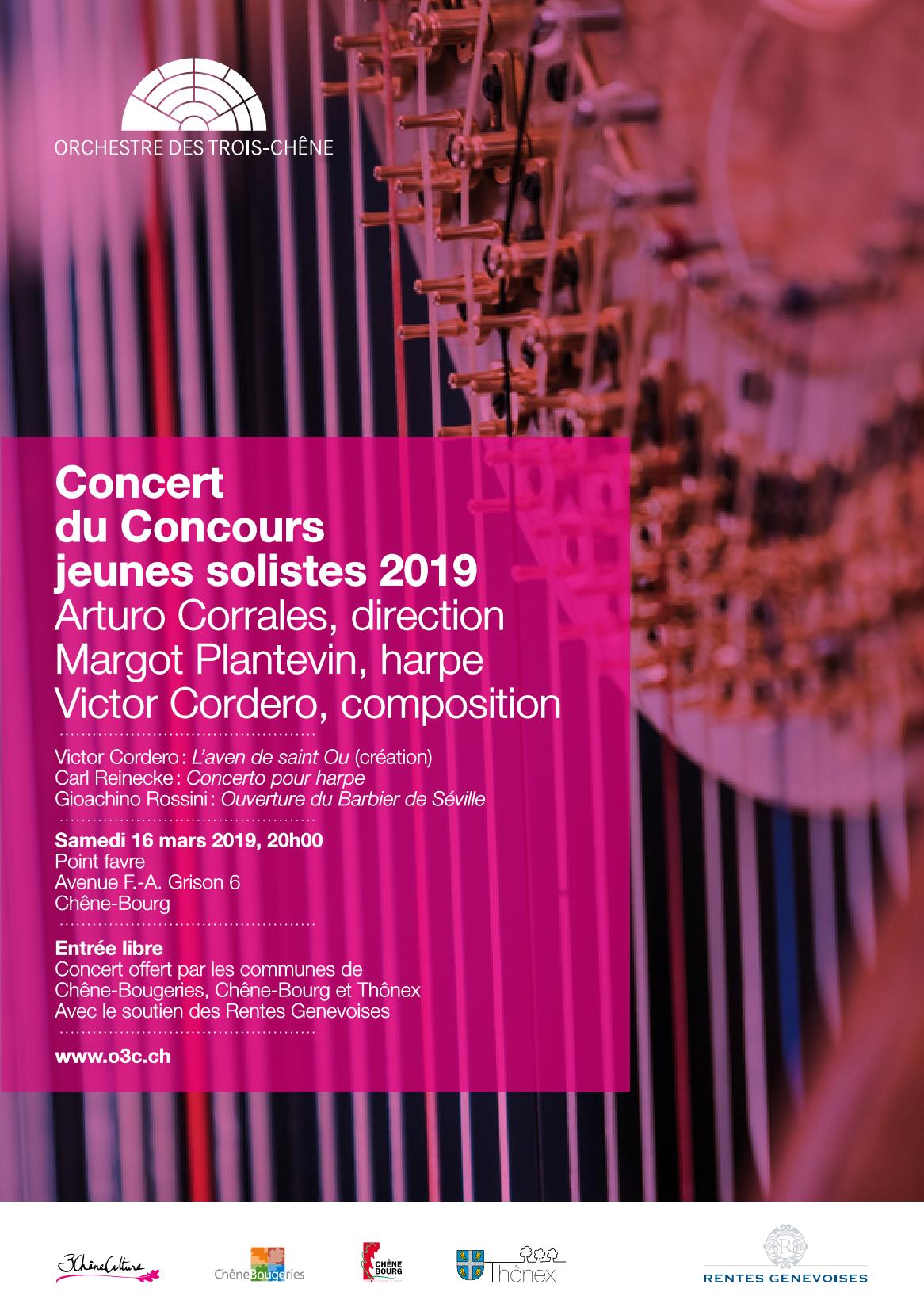 Flyer Concert du Concours jeunes solistes 2019