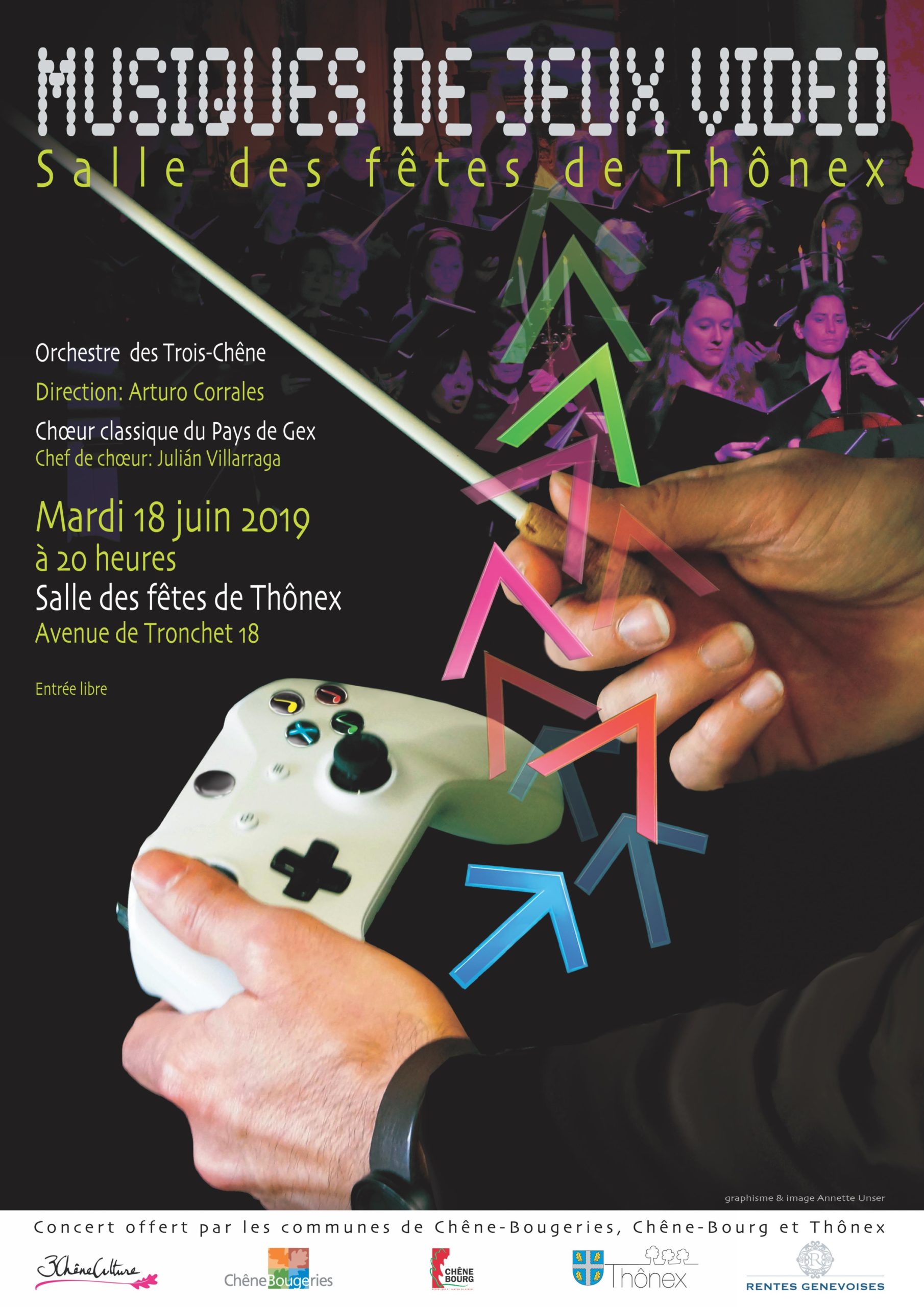 Flyer Musiques de jeux vidéo