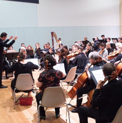 L’orchestre au Point favre de Chêne-Bourg en février 2020