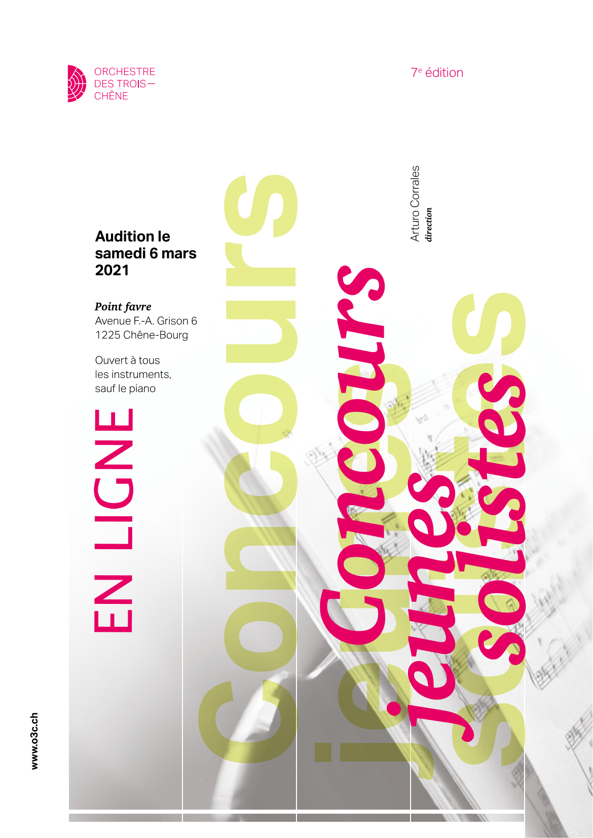Flyer concours - en ligne