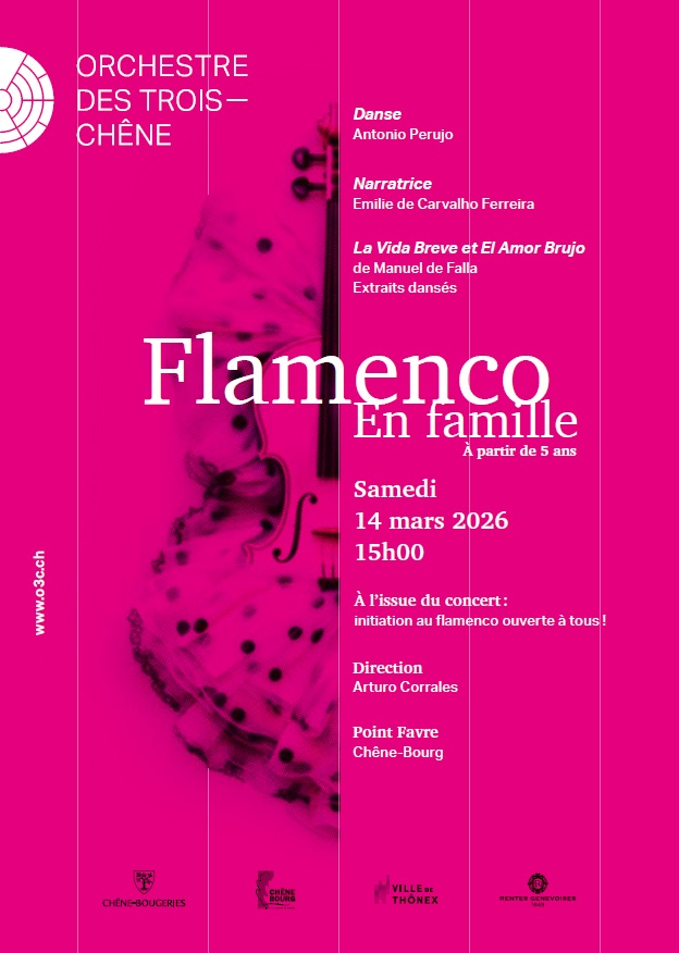 Flyer Flamenco en famille, le 14 mars 2026, 15h00